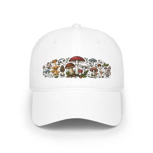 Vintage Botanical Mushroom Chart - Cap immagine 1