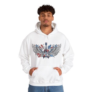 Electric Guitar Rock On - Hoodie zdjęcie 7