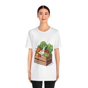 Farmer Market Vegetable Crate - Tshirt immagine 5