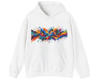 Abstract Paint Splash Colorful - Hoodie