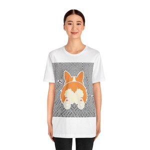 Cute Corgi Butt Dog Lover - Tshirt afbeelding 4