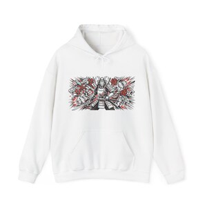 Cyber Samurai Robot Warrior - Hoodie afbeelding 1