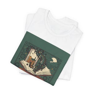 Just One More Chapter T-Shirt, Vintage Book Lover Shirt, Retro Library Reader Gift, Bookworm Apparel, Literature Tee afbeelding 2