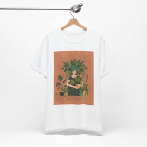 Plant Lady is the New Cat Lady T-Shirt, Funny Plant Mom Gift, Plant Lover Tee image 2