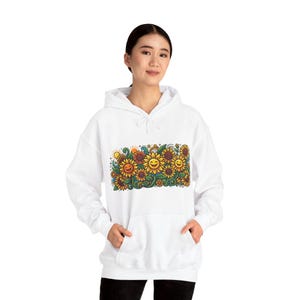 Sunflower Field Happiness - Hoodie imagem 6