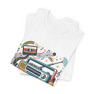 Retro Radio Music Memories - Tshirt image 2