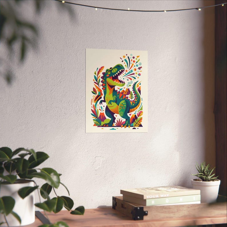 Dinosaur Rawr Kids Fun - Poster afbeelding 6