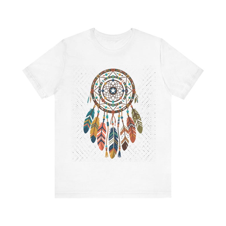 Boho Dreamcatcher Feathers - Tshirt afbeelding 1