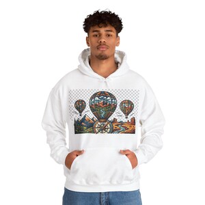 Hot Air Balloon Wanderlust - Hoodie imagem 5