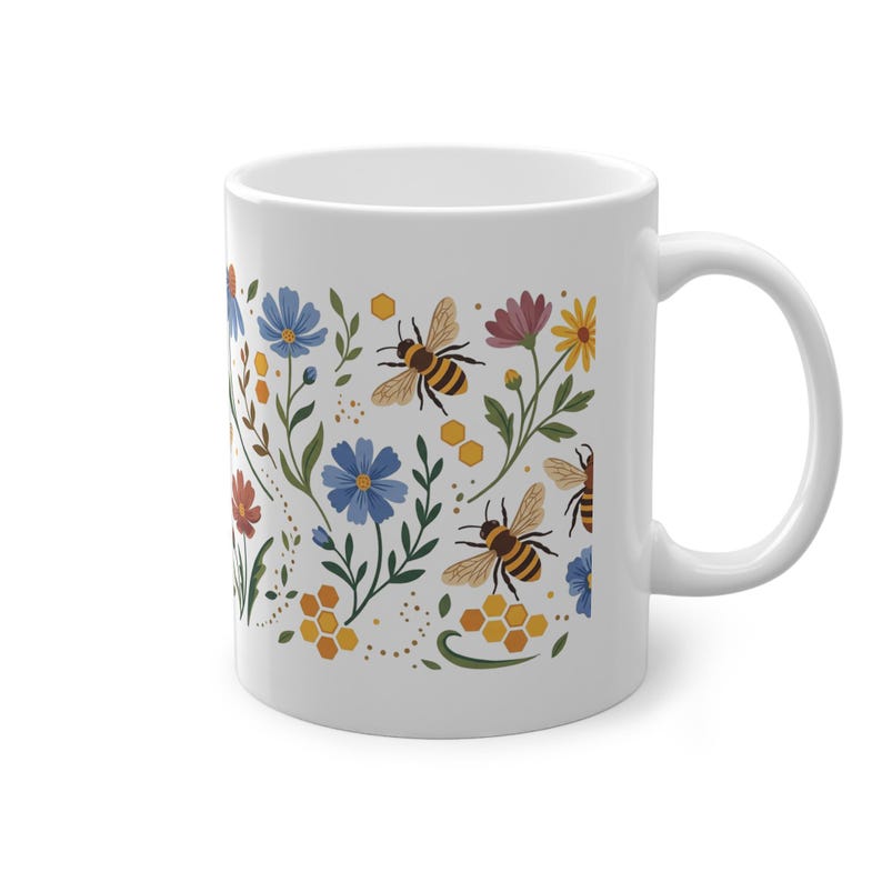 Bee Kind Save The Bees - Mug image 3