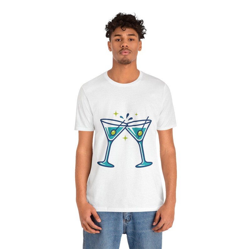 Martini Glass Cheers - Tshirt Bild 6