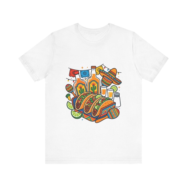 Tacos And Tequila Fiesta - Tshirt imagen 1