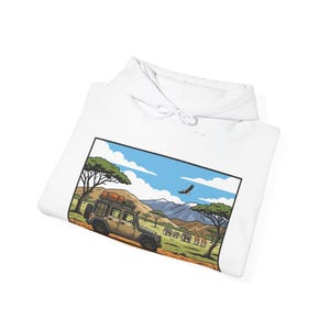 Safari Jeep African Adventure - Hoodie Bild 2