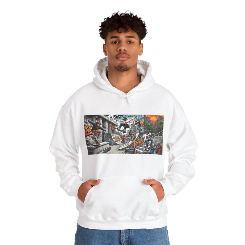 Skateboard Street Culture - Hoodie Bild 7