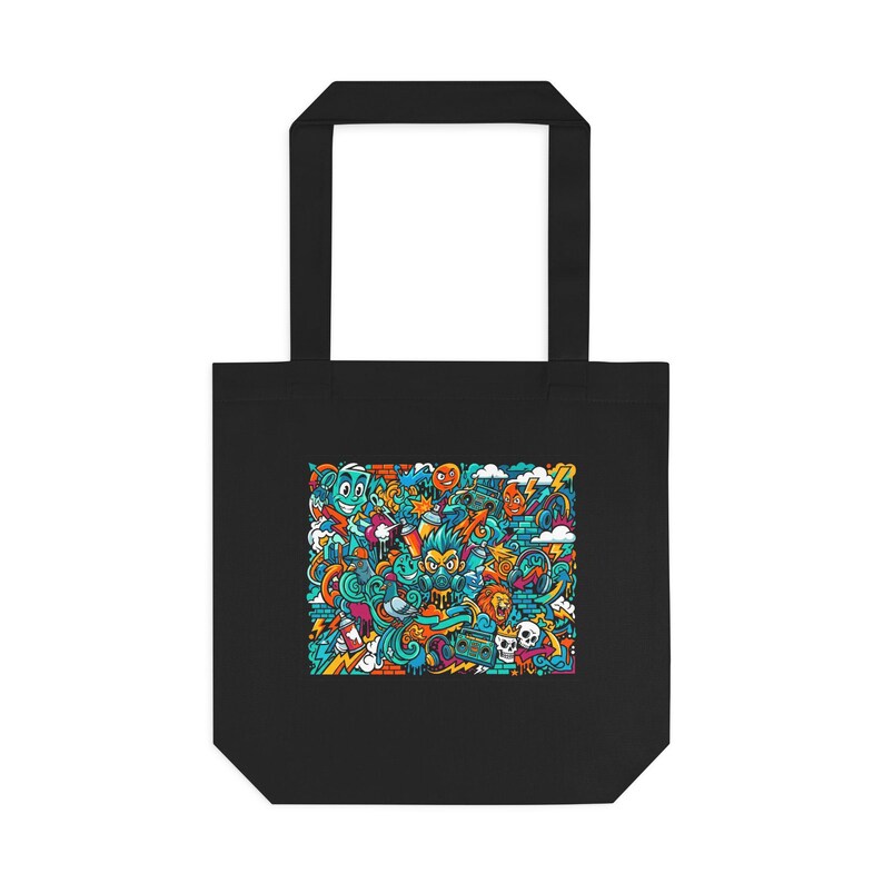 Graffiti Urban Street Art Mural - Tote Bag image 1