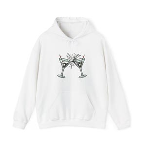 Martini Glass Cheers - Hoodie imagem 1