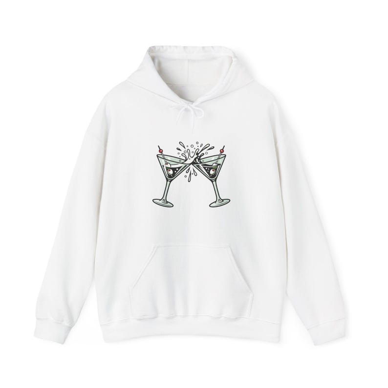 Martini Glass Cheers - Hoodie imagem 1