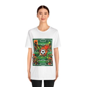 Soccer Ball Field Passion - Tshirt 画像 5