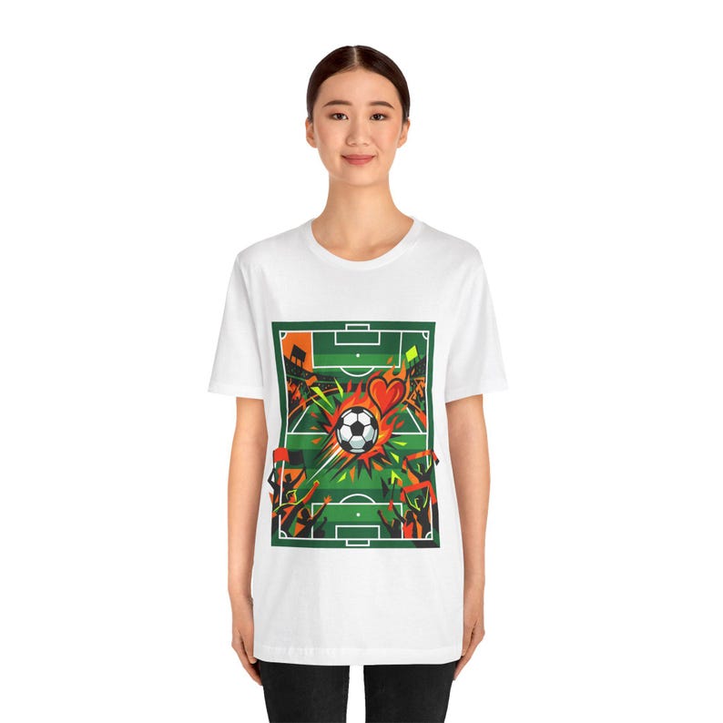 Soccer Ball Field Passion - Tshirt 画像 5