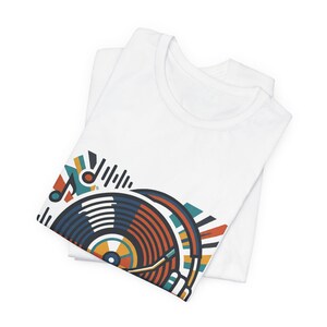 Retro Vinyl Record Music Lover - Tshirt zdjęcie 2