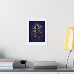 Moon Child Astrology Poster | Celestial Wall Art | Zodiac Moon Phase Print | Boho Decor afbeelding 8