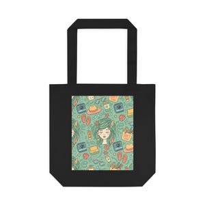 Salty Hair Don't Care Beach Tote Bag, Summer Canvas Tote, Beach Bag Gift, Ocean Lover Bag, Vacation Essential image 1