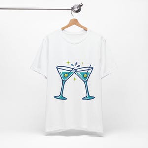 Martini Glass Cheers - Tshirt Bild 3
