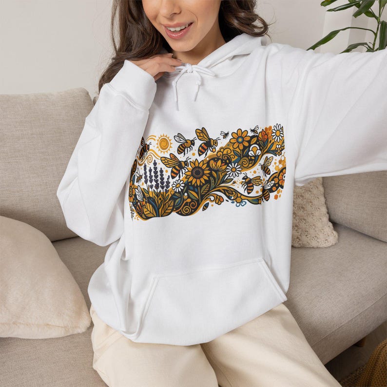 Bee Kind Save The Bees - Hoodie 画像 5