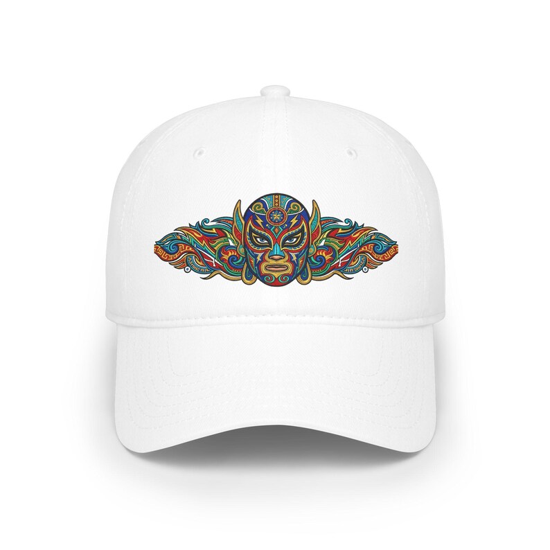 Mexican Luchador Mask Colorful - Cap image 1