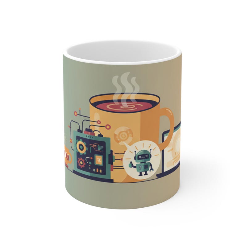 Funny Programmer Mug - It Works On My Machine Coffee Cup Gift For Software Developer, Coder, Computer Science IT Joke Ge imagen 1