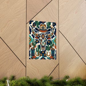 Cow Print Western Style - Poster imagen 5