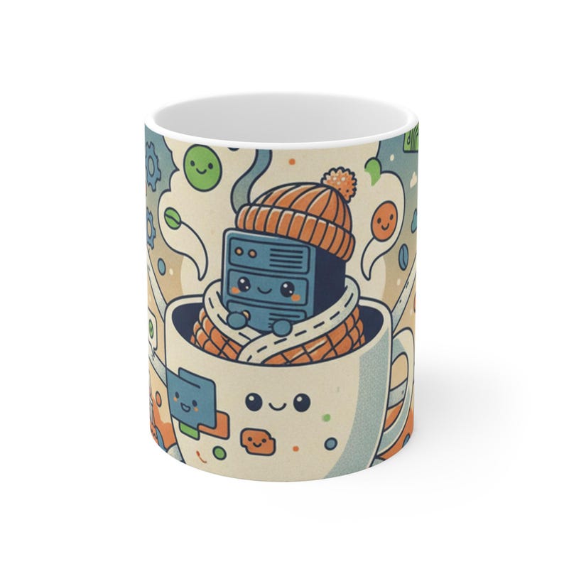 Funny Programmer Mug - It Works On My Machine Gift For Developer, Coder, Software Engineer Coffee Cup image 1