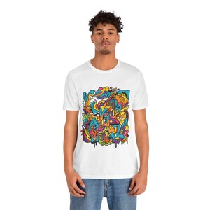 Graffiti Urban Street Art Mural - Tshirt image 6