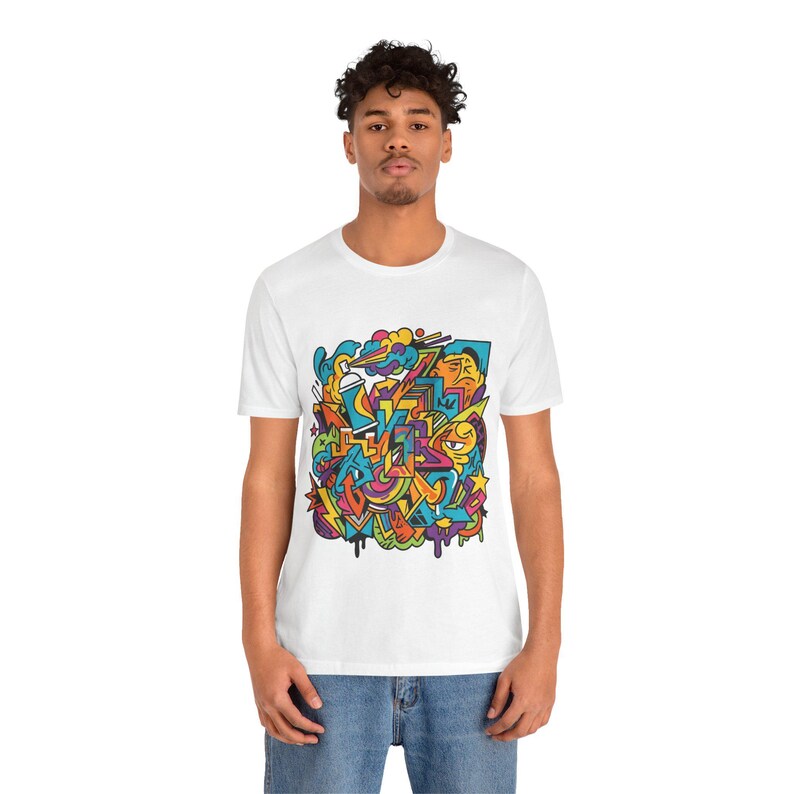 Graffiti Urban Street Art Mural - Tshirt image 6