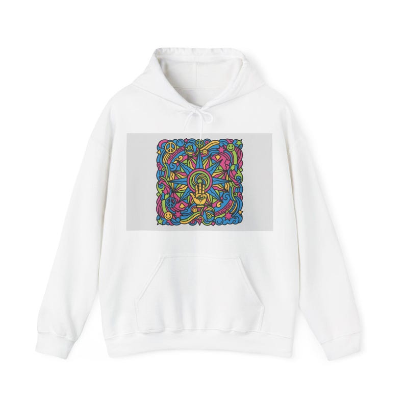 Good Vibes Only Streetwear Sweatshirt, Positive Energy Graphic Pullover, 90s Aesthetic Crewneck, Casual Trendy Gift image 1
