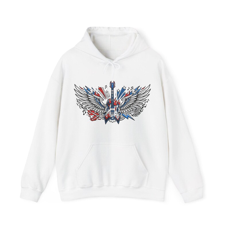 Electric Guitar Rock On - Hoodie zdjęcie 1
