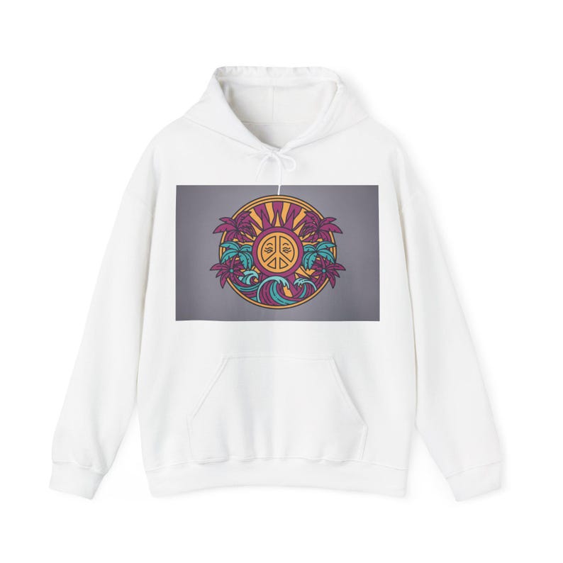 Good Vibes Only Hoodie | Streetwear Aesthetic Sweatshirt | Positive Energy Pullover | Trendy Graphic Hoodie Gift image 1