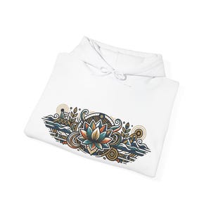 Zen Lotus Flower Mindfulness - Hoodie image 2