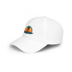 Retro Sunset Palm Tree Ocean - Cap immagine 2