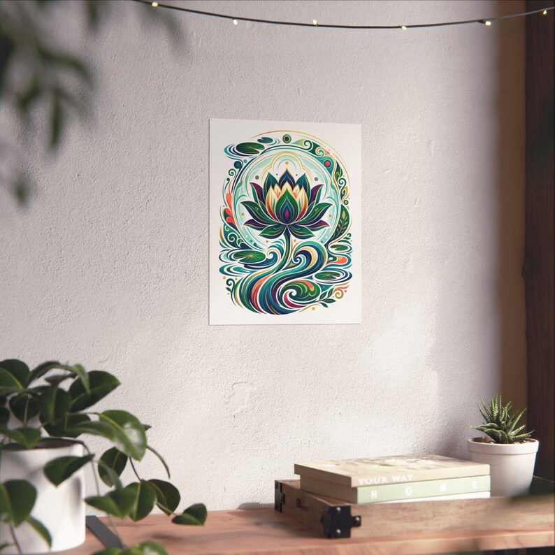 Zen Lotus Flower Mindfulness - Poster image 6