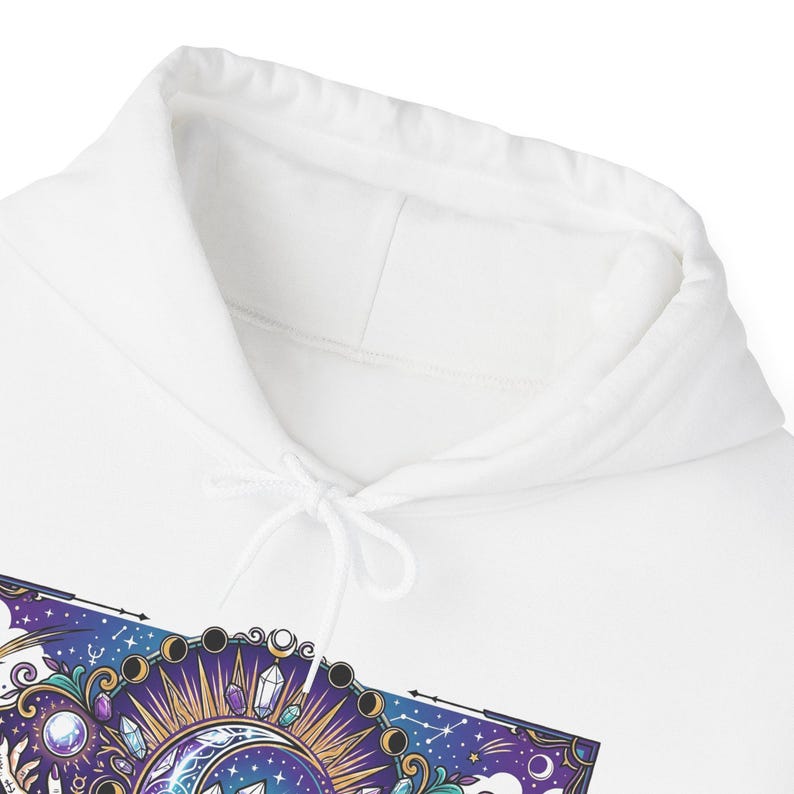 Crystal Moon Witchy Aesthetic - Hoodie imagen 3