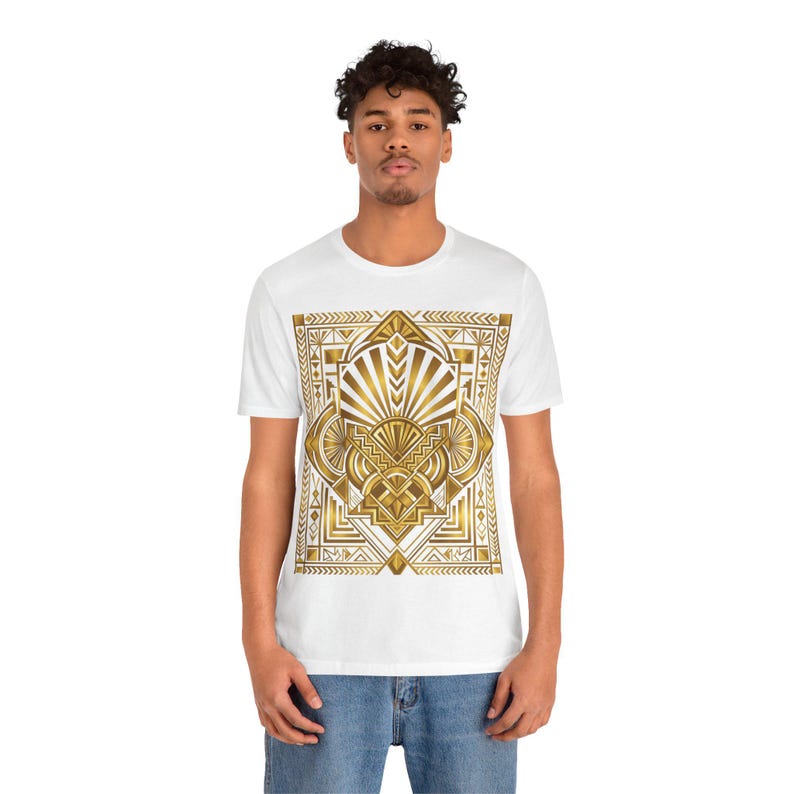 Art Deco Golden Geometry 1920S - Tshirt Bild 5