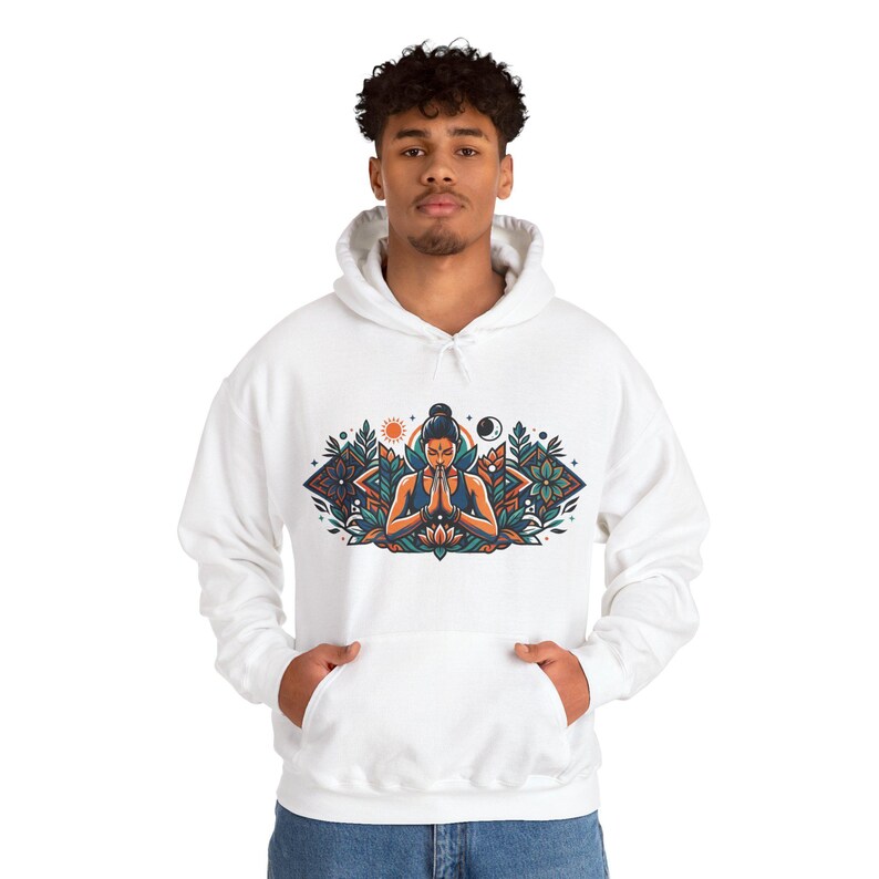 Yoga Pose Namaste - Hoodie imagen 7