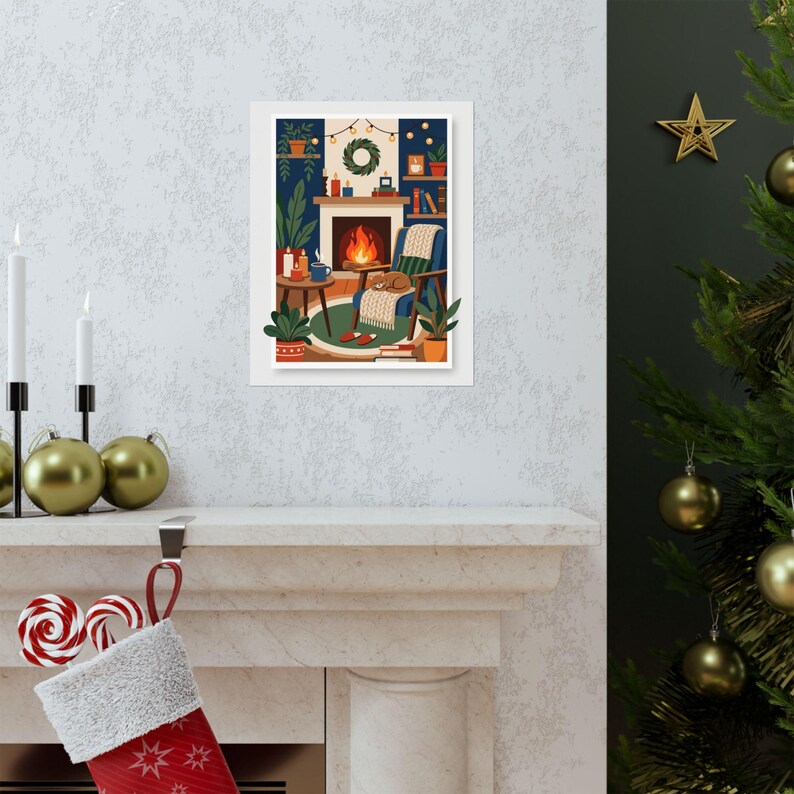 Scandinavian Hygge Cozy Home - Poster Bild 7