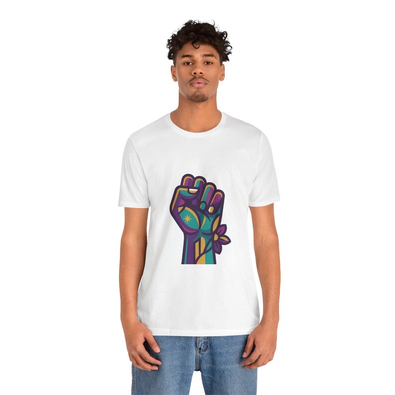 Feminist Girl Power Fist - Tshirt image 5
