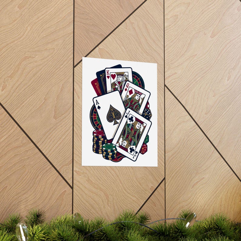 Poker Cards Casino Night - Poster imagen 5