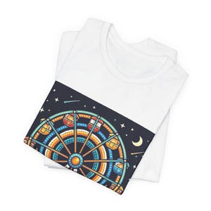 Carnival Ferris Wheel Night Lights - Tshirt image 2