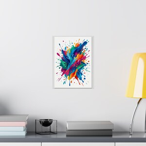 Abstract Paint Splash Colorful - Poster 画像 8