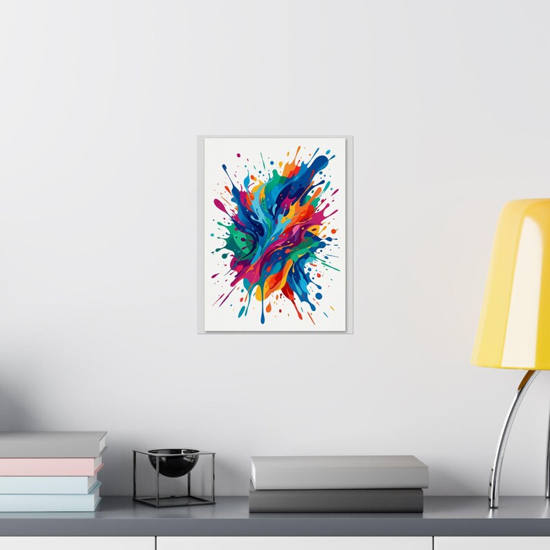 Abstract Paint Splash Colorful - Poster 画像 8