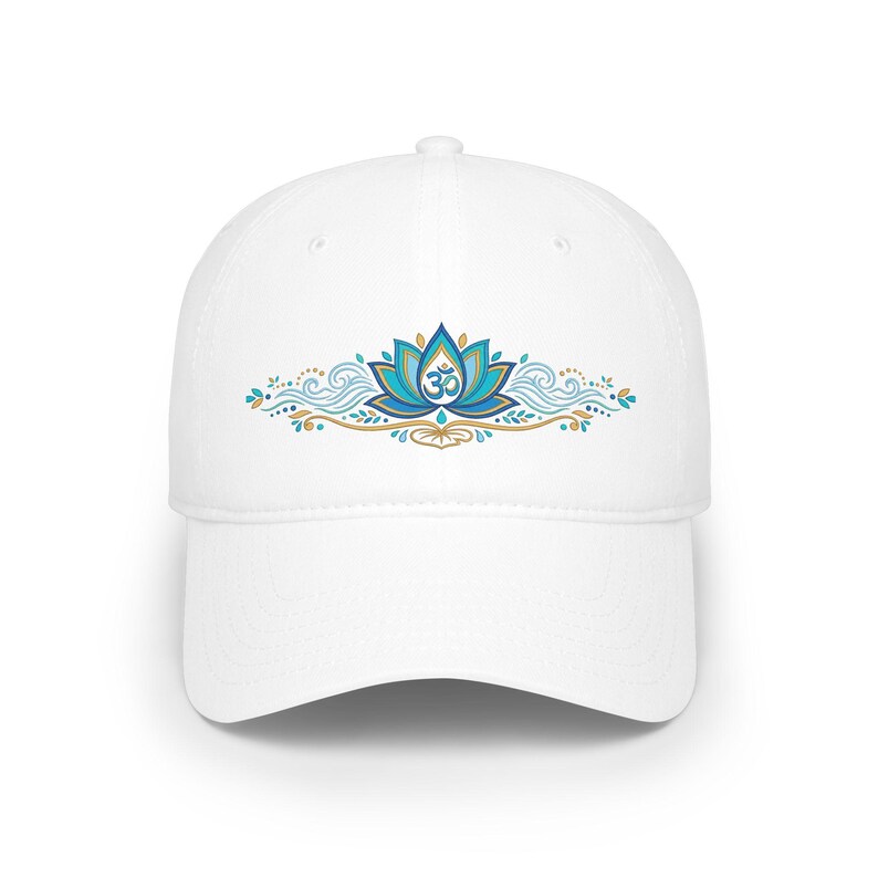 Zen Lotus Flower Mindfulness - Cap image 1